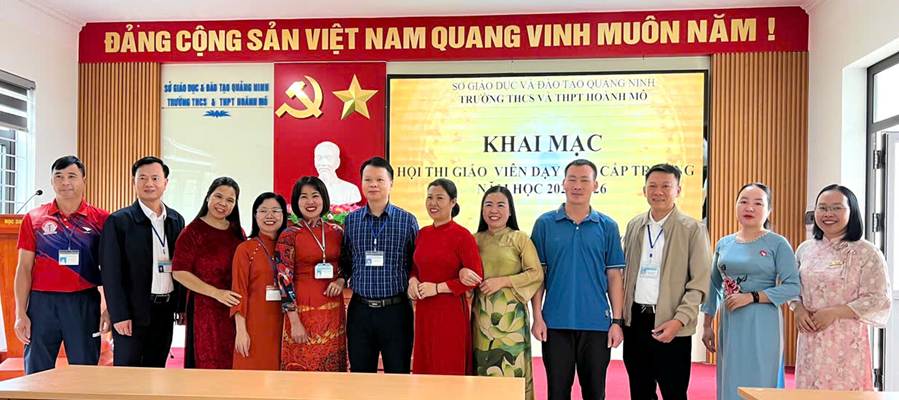 Khai mạc Hội thi giáo viên dạy giỏi cấp trường (THCS) năm học 2025-2026